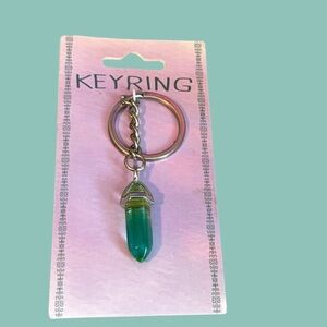 💚Green💚Cat’s Eye Keyring/NIP💚